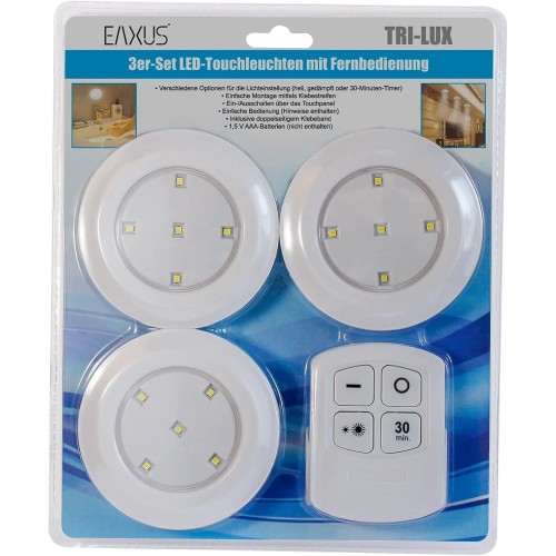 3X LED LEMPUTĖS SU PULTELIU 3X LED LEMPUTĖS SU PULTELIU