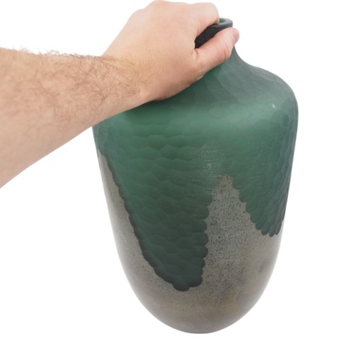 DEKORATYVINĖ STIKLO VAZA 24×44 CM