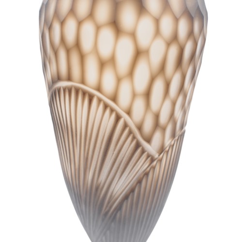 STIKLINĖ VAZA „FORMA LUMO“, 15 × 15 × 43 CM