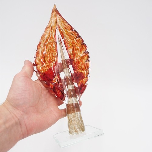 DEKORATYVINĖ STIKLO SKULPTŪRA, 12×7×32.5 CM DEKORATYVINĖ STIKLO SKULPTŪRA, 12×7×32.5 CM