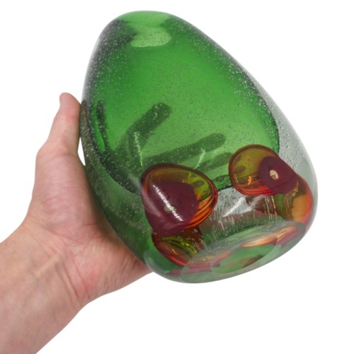 STIKLINĖ VAZA, 17X7.5X20 CM – FORMA LUMO KOLEKCIJA