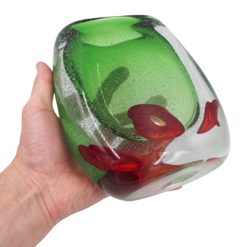 STIKLINĖ VAZA, 18X7X27 CM – FORMA LUMO KOLEKCIJA