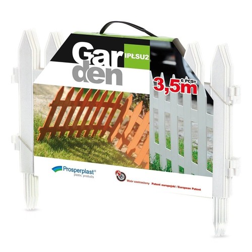 DEKORATYVINĖ PLASTIKINĖ SODO TVORELĖ „GARDEN CLASSIC“ 3,5 M (BALTA) DEKORATYVINĖ PLASTIKINĖ SODO TVORELĖ „GARDEN CLASSIC“ 3,5 M (BALTA)