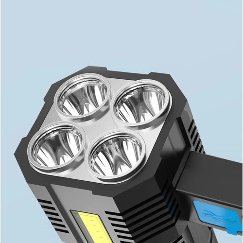 LED PROŽEKTORIUS SU COB IR T6 DIODAIS