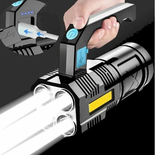 LED PROŽEKTORIUS SU COB IR T6 DIODAIS