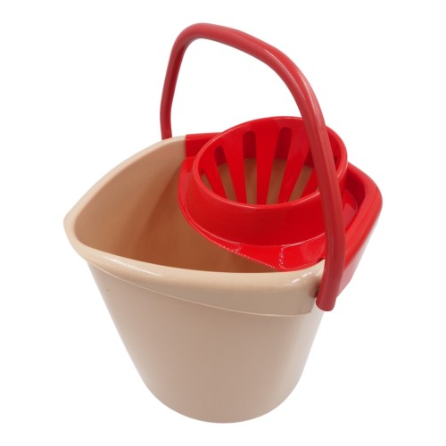 PLASTIKINIS KIBIRAS SU GRĘŽIKLIU, 10 L