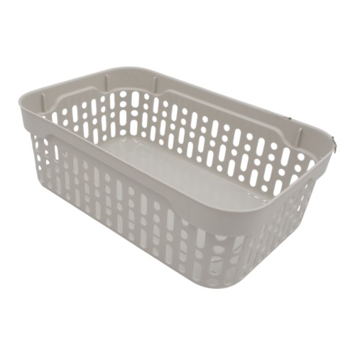 PLASTIKINĖ DĖŽUTĖ SU SKYLUTĖMIS, 18 × 12 × 6 CM BALTA PLASTIKINĖ DĖŽUTĖ SU SKYLUTĖMIS, 18 × 12 × 6 CM BALTA