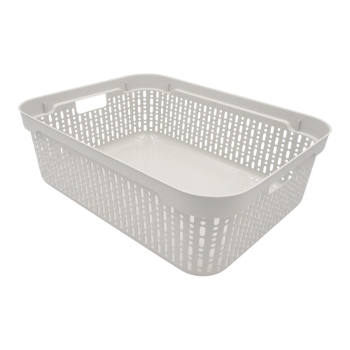 PLASTIKINĖ DĖŽUTĖ SU SKYLUTĖMIS, 30 × 20 × 9 CM PLASTIKINĖ DĖŽUTĖ SU SKYLUTĖMIS, 30 × 20 × 9 CM