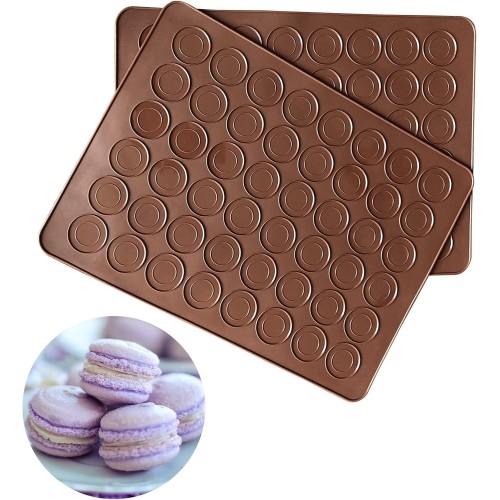 SILIKONINĖ FORMA MACARONS SAUSAINIAMS – 38 × 28,5 CM SILIKONINĖ FORMA MACARONS SAUSAINIAMS – 38 × 28,5 CM