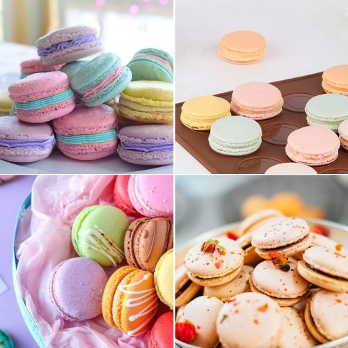 SILIKONINĖ FORMA MACARONS SAUSAINIAMS – 38 × 28,5 CM SILIKONINĖ FORMA MACARONS SAUSAINIAMS – 38 × 28,5 CM