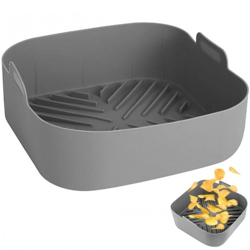 SILIKONINĖ KEPIMO KARŠTO ORO GRUZDINTUVĖMS 18,5 × 18,5 × 5 CM (172 G) SILIKONINĖ KEPIMO KARŠTO ORO GRUZDINTUVĖMS 18,5 × 18,5 × 5 CM (172 G)