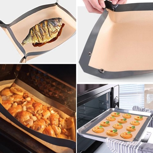 DAUGKARTINIS KEPIMO KILIMĖLIS ORKAITĖMS – 30 × 40 CM DAUGKARTINIS KEPIMO KILIMĖLIS ORKAITĖMS – 30 × 40 CM