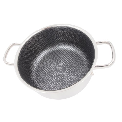 PUODAS SU DANGČIU OSFÉ TRI-PLY, 24 CM, 5 L PUODAS SU DANGČIU OSFÉ TRI-PLY, 24 CM, 5 L