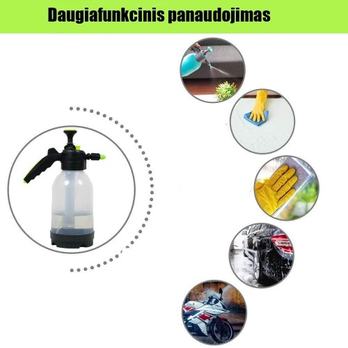 RANKINIS SLĖGINIS SODO PURKŠTUVAS 2 L (SKAIDRUS) RANKINIS SLĖGINIS SODO PURKŠTUVAS 2 L (SKAIDRUS)