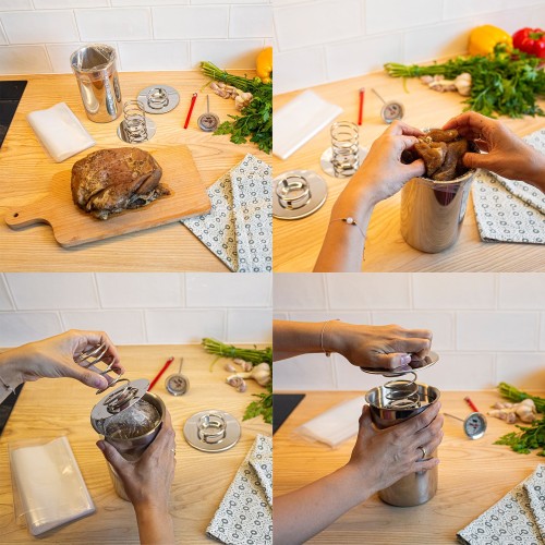 NERŪDIJANČIO PLIENO KUMPIO VIRYKLĖ IKI 1,5 KG NERŪDIJANČIO PLIENO KUMPIO VIRYKLĖ IKI 1,5 KG