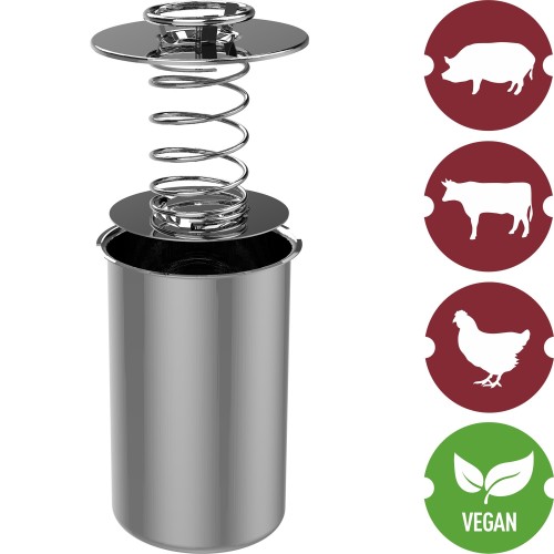 NERŪDIJANČIO PLIENO KUMPIO VIRYKLĖ IKI 1,5 KG NERŪDIJANČIO PLIENO KUMPIO VIRYKLĖ IKI 1,5 KG
