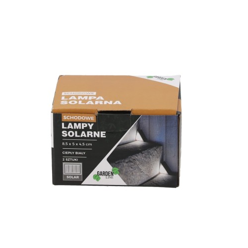 SAULĖS ENERGIJA MAITINAMOS LAIPTŲ LEMPOS LED (2 VNT.)