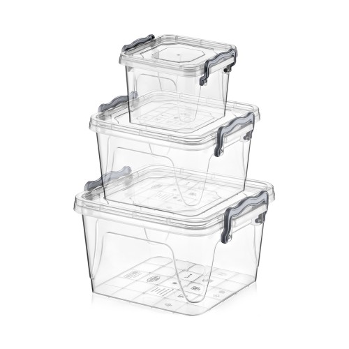 3 DALIŲ KVADRATINIŲ DĖŽUČIŲ RINKINYS MULTI BOX 3 DALIŲ KVADRATINIŲ DĖŽUČIŲ RINKINYS MULTI BOX