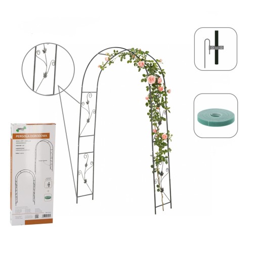 SODO PERGOLA SU DEKORACIJOMIS 114 × 37 × 230 CM SODO PERGOLA SU DEKORACIJOMIS 114 × 37 × 230 CM