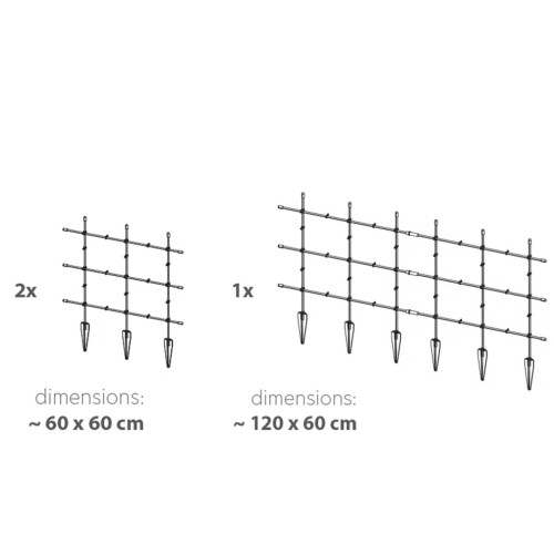 PLASTIKINĖ AUGALŲ ATRAMA – MODULINĖ SIENELĖ (1 VNT.) PLASTIKINĖ AUGALŲ ATRAMA – MODULINĖ SIENELĖ (1 VNT.)