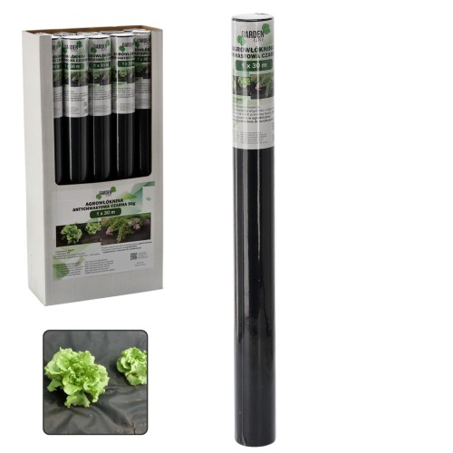 AGROPLĖVELĖ NUO PIKTŽOLIŲ 1 X 30 M JUODA 50 G/M² AGROPLĖVELĖ NUO PIKTŽOLIŲ 1 X 30 M JUODA 50 G/M²