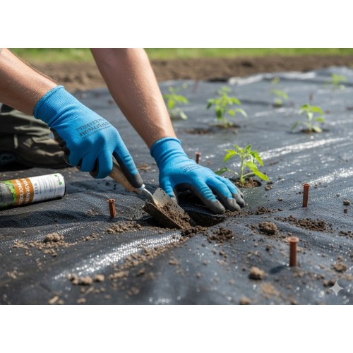 AGROPLĖVELĖ NUO PIKTŽOLIŲ 1 X 30 M JUODA 50 G/M² AGROPLĖVELĖ NUO PIKTŽOLIŲ 1 X 30 M JUODA 50 G/M²