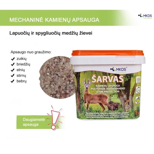 KAMIENŲ APSAUGA ŠARVAS, 1 KG KAMIENŲ APSAUGA ŠARVAS, 1 KG