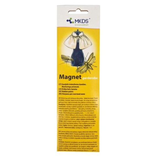 MAGNET GARDEROBE – DRABUŽINIŲ KANDŽIŲ GAUDYKLĖ