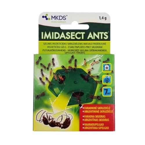 IMIDASECT ANTS, 1,4 G, GELINIS INSEKTICIDAS MASALO PADĖKLIUKE SKRUZDĖLĖMS NAIKINTI IMIDASECT ANTS, 1,4 G, GELINIS INSEKTICIDAS MASALO PADĖKLIUKE SKRUZDĖLĖMS NAIKINTI