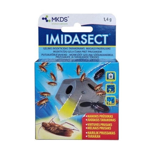IMIDASECT 1,4 G, GELINIS INSEKTICIDAS MASALO PADĖKLIUKE TARAKONAMS NAIKINTI IMIDASECT 1,4 G, GELINIS INSEKTICIDAS MASALO PADĖKLIUKE TARAKONAMS NAIKINTI