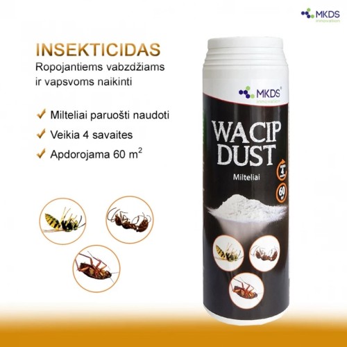 WACIP DUST MILTELIAI ROPOJANTIEMS VABZDŽIAMS IR VAPSVOMS, 500 G