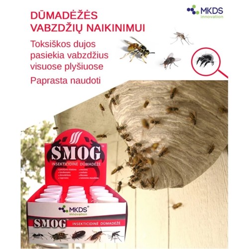 SMOG MIDI INSEKTICIDINĖ DŪMADĖŽĖ, 11 G SMOG MIDI INSEKTICIDINĖ DŪMADĖŽĖ, 11 G
