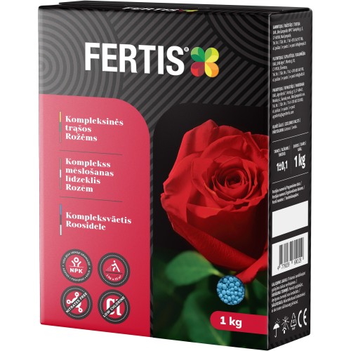 KOMPLEKSINĖS TRĄŠOS ROŽĖMS FERTIS, 1KG