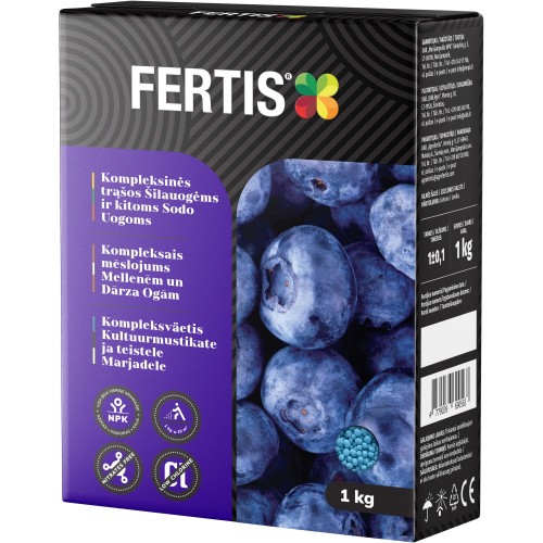 KOMPLEKSINĖS TRĄŠOS ŠILAUOGĖMS IR KITOMS SODO UOGOMS FERTIS, 1KG