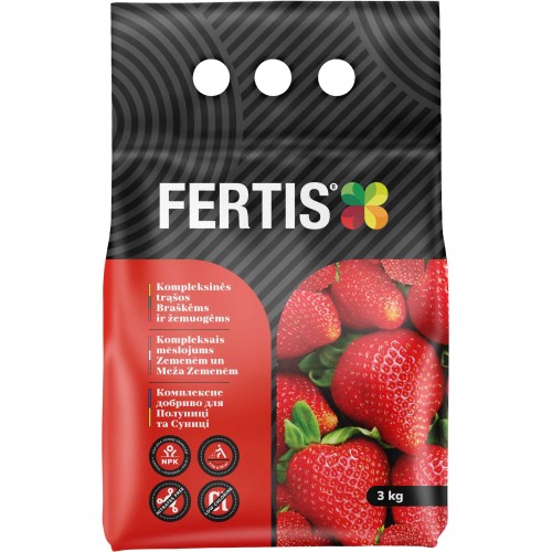 KOMPLEKSINĖS TRĄŠOS BRAŠKĖMS IR ŽEMUOGĖMS FERTIS, 3KG
