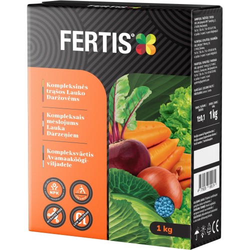 KOMPLEKSINĖS TRĄŠOS LAUKO DARŽOVĖMS FERTIS, 1KG