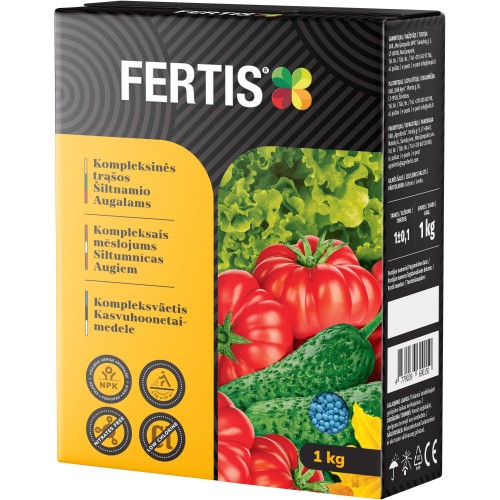 KOMPLEKSINĖS TRĄŠOS ŠILTNAMIO AUGALAMS FERTIS, 1KG