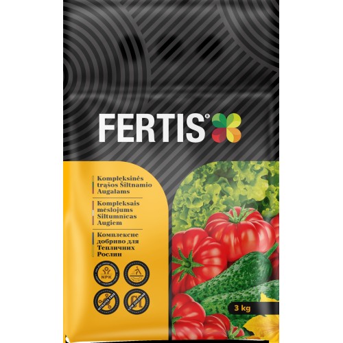 KOMPLEKSINĖS TRĄŠOS ŠILTNAMIO AUGALAMS FERTIS, 3KG