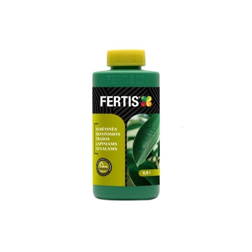SUDĖTINĖS SKYSTOSIOS TRĄŠOS LAPINIAMS AUGALAMS FERTIS, 0,5 L
