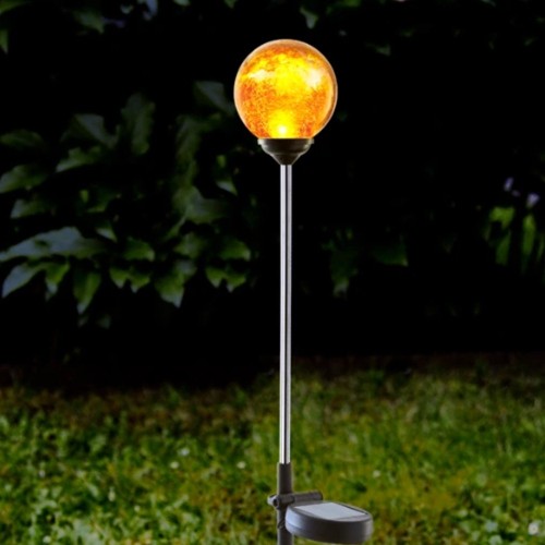 LAUKO LED LEMPA „ROMA“ SU SAULĖS BATERIJA (68 CM)