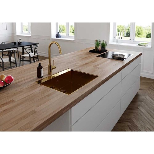 ELEGANTIŠKAS IR MODERNUS ADORA IMPERIA U GOLD VIRTUVINIS MAIŠYTUVAS