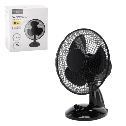 STALINIS VENTILIATORIUS 25W, JUODAS