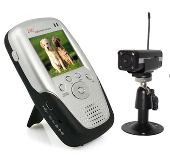2.4 Ghz Wireless Baby Fotoaparato infraraudonųjų SPINDULIŲ Naktinio Matymo Nešiojamas LCD Ekranas Wireless Baby Monitor