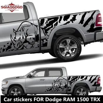 Automobilių Lipdukai Dodge RAM 1500 TRX Kūno Išorės Apdailos Off-road Decal Fanera Filmas