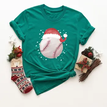 Beisbolo Dizaino Kalėdų Marškinėliai – Kalėdų Vakarėlį Marškinėliai - Kalėdos Sportas Marškinėliai - Skanus Kaštonai T-Shirt – Dovana Beisbolas