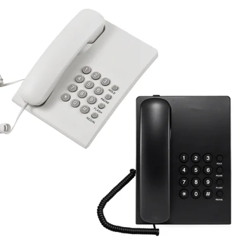 Corded Phone Fiksuoto ryšio Telefonus Laidinį Telefoną, su Perrinkimas Paspaudę Žiedas Tonas Reguliuojamas Darbalaukio Telefono HXBE