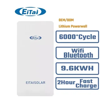 EITAI Karšto Pardavimo 5kw 10kw 200AH Ličio Baterija Su BMS ir valdiklio Lifepo4 48v 100ah