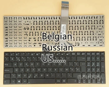 JAV Belgijos rusijos Klaviatūros Asus K56C A56C A56CA A56CB A56CM E56C E56CB K56CA K56CB K56CM P56C P56CB R505C R505CA R505CB