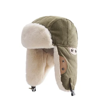 Mados Bombonešis Skrybėlės Moterims, Žiemą Šilta rusijos kepurė su Ausų Flap Earflap Mergina Lauko Vėjo važiavimas Dviračiu, Slidinėjimas Sniego Bžūp 2021