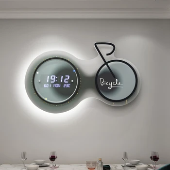 Mados Kambarį 2022 Naujas Elektroninis Laikrodis Skaitmeninis Namuose Kabo Sieninis Minimalistinės Kūrybos Elegantiškas